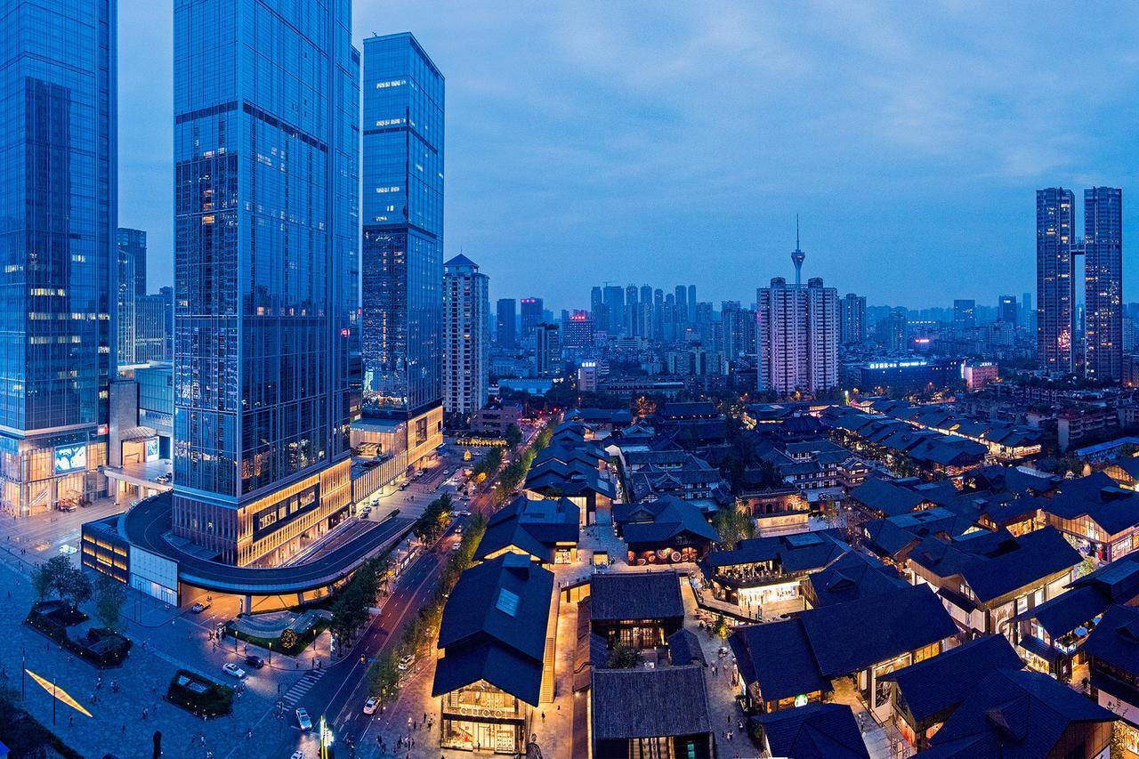 Chengdu Cloud Service Apartment Chunxi Taikoo Branch Eksteriør bilde