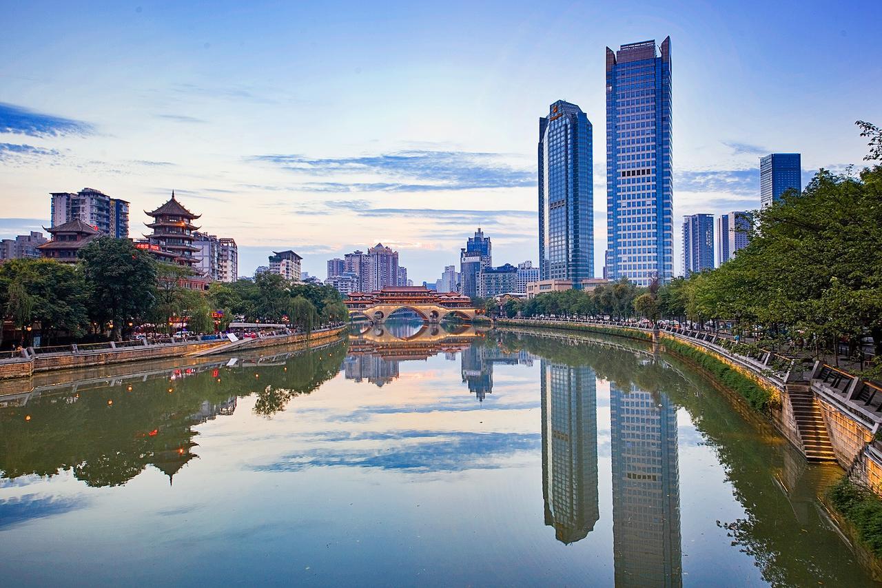 Chengdu Cloud Service Apartment Chunxi Taikoo Branch Eksteriør bilde